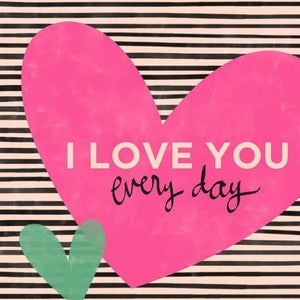 I Love You Everyday | Canvas Wall Art-Canvas Wall Art-Jack and Jill Boutique
