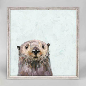 I Spy A Sea Otter - Mini Framed Canvas-Mini Framed Canvas-Jack and Jill Boutique