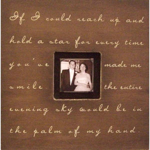 Handmade Wood Photobox with quote "If I Could Reach Up"-Photoboxes-Jack and Jill Boutique