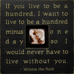 Handmade Wood Photobox with quote "If You Live to Be"-Photoboxes-Default-Jack and Jill Boutique