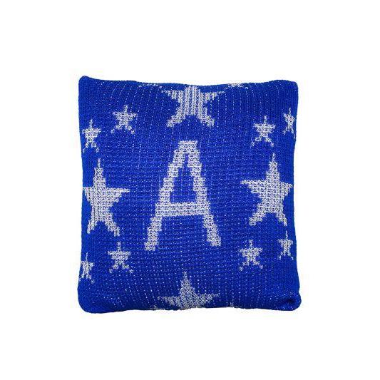 Metallic Night Time Sky &amp; Initial Personalized Pillow-Pillows-Jack and Jill Boutique