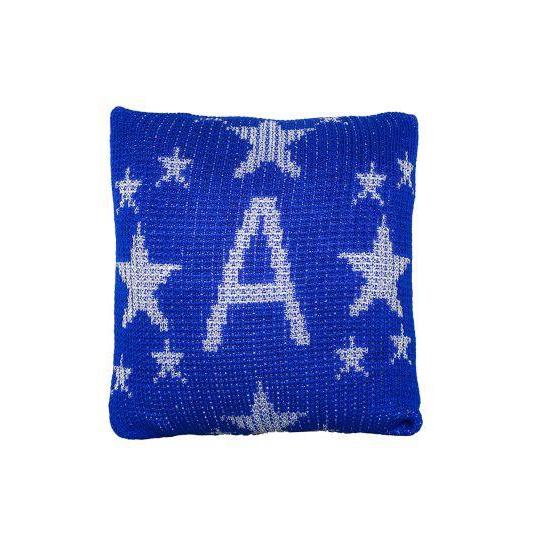 Metallic Night Time Sky & Initial Personalized Pillow-Pillow-Jack and Jill Boutique