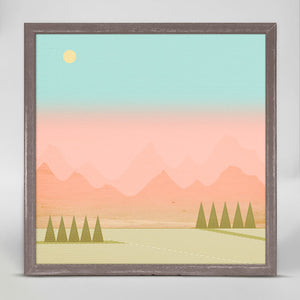 In The Distance Mini Framed Canvas-Mini Framed Canvas-Jack and Jill Boutique