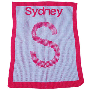Initial Tweed Personalized Stroller Blanket or Baby Blanket-Blankets-Jack and Jill Boutique