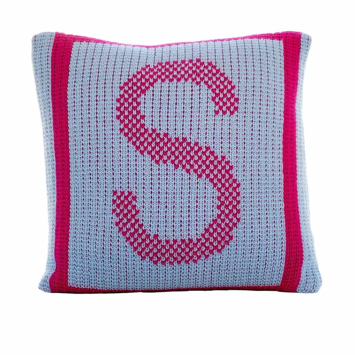 Initial Tweed Personalized Pillow-Pillow-Default-Jack and Jill Boutique