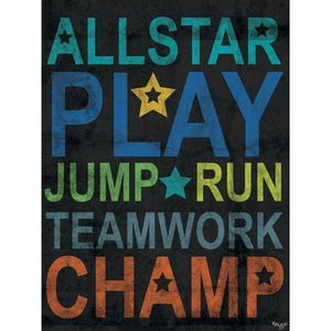 Inspire Me - All Star | Canvas Wall Art-Canvas Wall Art-Jack and Jill Boutique