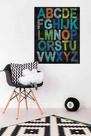 Inspire Me - Alphabet Boy Wall Art-Wall Art-Jack and Jill Boutique