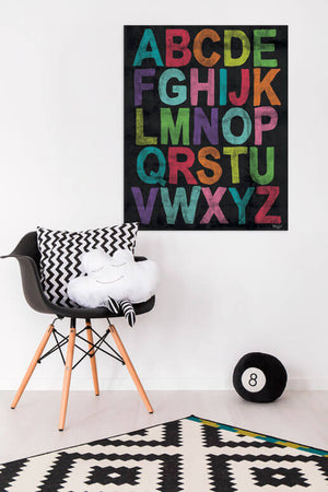 Inspire Me - Alphabet Girl Wall Art-Wall Art-Jack and Jill Boutique