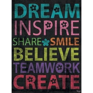 Inspire Me - Dream | Canvas Wall Art-Canvas Wall Art-Jack and Jill Boutique