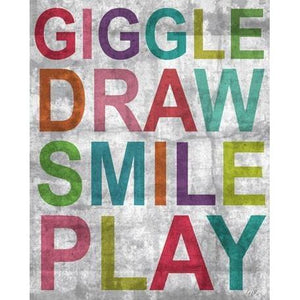 Inspire Me - Giggle | Canvas Wall Art-Canvas Wall Art-Jack and Jill Boutique