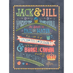 Jack & Jill Went Up The Hill | Canvas Wall Art-Canvas Wall Art-Jack and Jill Boutique