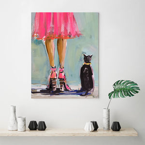Kitten and Heels Wall Art-Wall Art-Jack and Jill Boutique