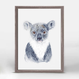 Koala Portrait - Mini Framed Canvas-Mini Framed Canvas-Jack and Jill Boutique