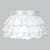 Large Shade - Ruffled Sheer Skirt - White-Lamp Shades-Default-Jack and Jill Boutique