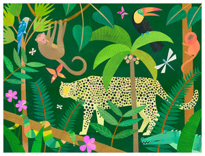 Leopard Jungle Wall Art-Wall Art-Jack and Jill Boutique