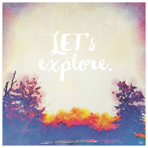 Let's Explore - Nature Wall Art-Wall Art-Jack and Jill Boutique