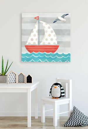 Let's Set Sail - Boat Wall Art-Wall Art-Jack and Jill Boutique