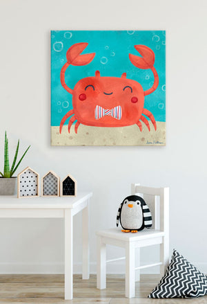Let's Set Sail - Crab Wall Art-Wall Art-Jack and Jill Boutique