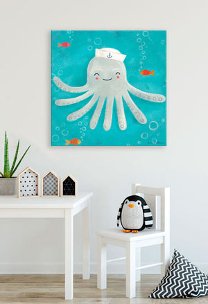 Let's Set Sail - Octopus Wall Art-Wall Art-Jack and Jill Boutique