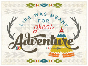Life Was Meant For Great Adventures Wall Art-Wall Art-Jack and Jill Boutique