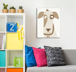 Little Dog Grin Wall Art-Wall Art-14x18 Canvas-Jack and Jill Boutique