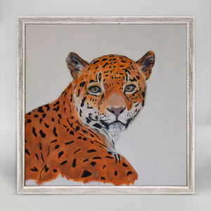 Little Jaguar Portrait - Mini Framed Canvas-Mini Framed Canvas-Jack and Jill Boutique