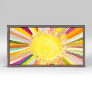 Little Sunshine Detail - Mini Framed Canvas-Mini Framed Canvas-Jack and Jill Boutique