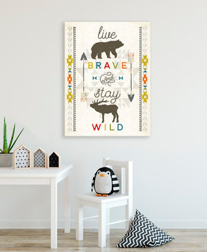 Live Brave Wall Art-Wall Art-Jack and Jill Boutique