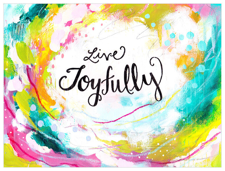 Live Joyfully Wall Art-Wall Art-Jack and Jill Boutique