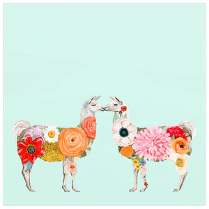 Llama Flower Girls Wall Art-Wall Art-Jack and Jill Boutique