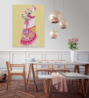 Llama With Apron Wall Art-Wall Art-Jack and Jill Boutique