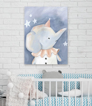 Look At The Stars - Ella The Elephant Wall Art-Wall Art-Jack and Jill Boutique