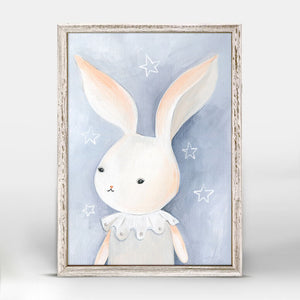 Look At The Stars - Lillie The Bunny Mini Framed Canvas-Mini Framed Canvas-Jack and Jill Boutique