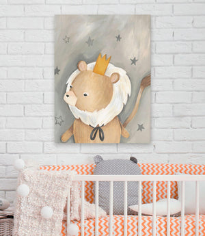 Look At The Stars - Luc The Lion Wall Art-Wall Art-Jack and Jill Boutique