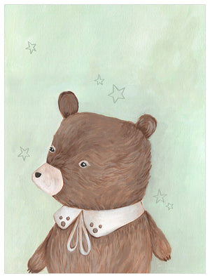 Look At The Stars - Ollie The Bear Wall Art-Wall Art-Jack and Jill Boutique