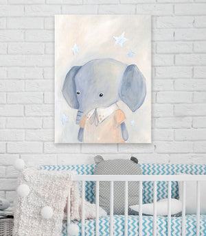 Look At The Stars - Stella The Elephant Wall Art-Wall Art-Jack and Jill Boutique