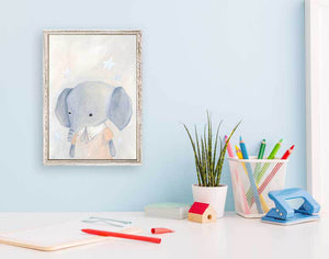 Look At The Stars - Stella The Elephant Mini Framed Canvas-Mini Framed Canvas-Jack and Jill Boutique