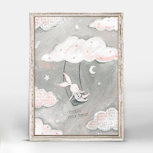 Look At The Stars - Swing In The Sky Mini Framed Canvas-Mini Framed Canvas-Jack and Jill Boutique
