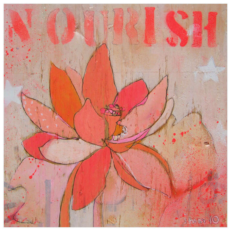 Lotus Nourish Wall Art-Wall Art-Jack and Jill Boutique