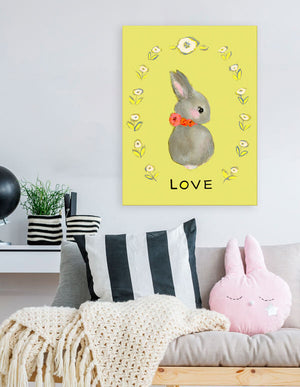 Love Bunny Wall Art-Wall Art-Jack and Jill Boutique