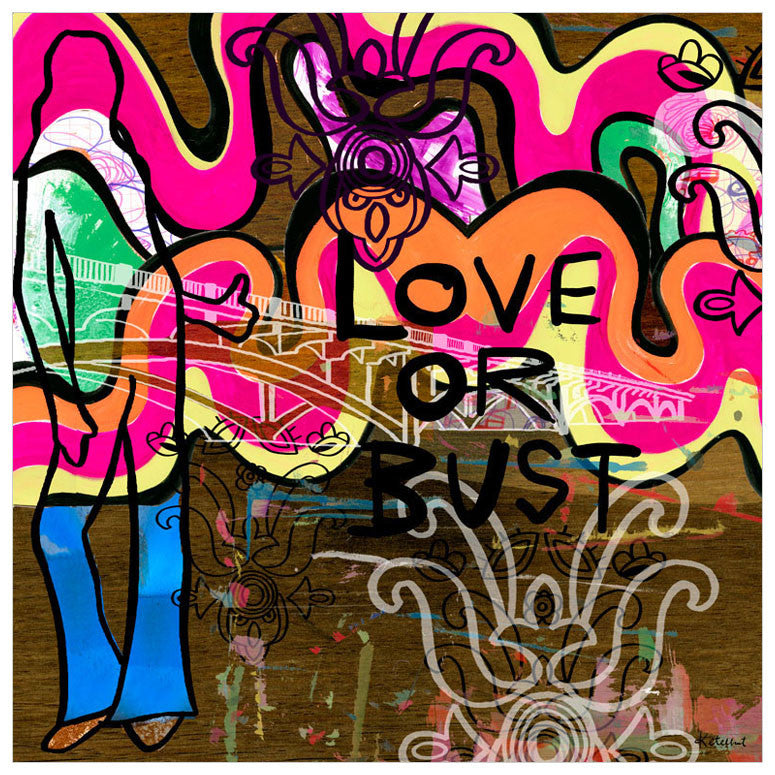 Love or Bust Wall Art-Wall Art-24x24-Jack and Jill Boutique