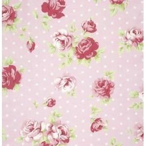 Lulu Roses Pink Fabric | 100% Cotton-Fabric-Jack and Jill Boutique