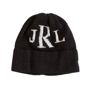 Metallic Hat with Monogram Initials-Hats-Jack and Jill Boutique