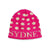 Metallic Polka Dot Personalized Knit Hat-Hats-Jack and Jill Boutique