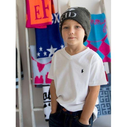 Metallic Double Arrow Personalized Knit Hat-Hats-Jack and Jill Boutique