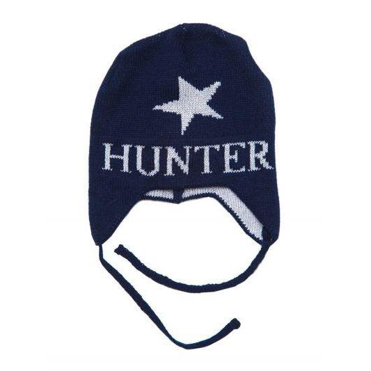 Metallic Single Star Personalized Knit Hat-Hats-Jack and Jill Boutique