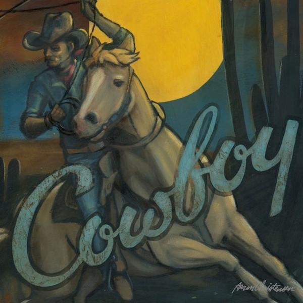 Midnight Cowboy | American Southwest Art Collection | Canvas Art Prints-Canvas Wall Art-Jack and Jill Boutique