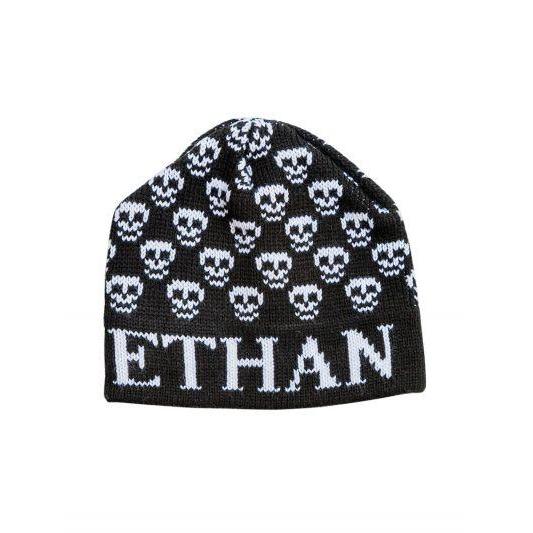 Mini Skulls Personalized Knit Hat-Hats-Jack and Jill Boutique