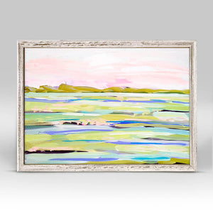 Minty Marsh Mini Framed Canvas-mini framed canvas-Jack and Jill Boutique