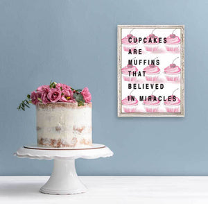 Miracle Muffins - Mini Framed Canvas-Mini Framed Canvas-Jack and Jill Boutique